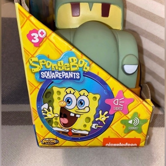 SQUIDWARD  toy car collectible NIB Nickelodeon SpongeBob SquarePants NKOK - Picture 4 of 5